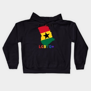 Support LGBTQ+ Ghana Kids Hoodie